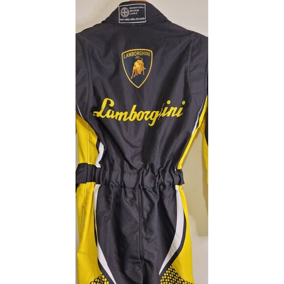 Go Kart Coveralls Suit Lamborghini Roger Dubuis Cordura Level 2 Race Boys FIA - Picture 4 of 14